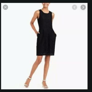 NWT J. Crew Black Lace Dress K3501 - Size 2